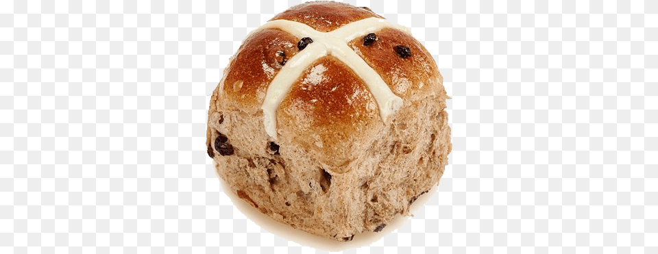 Bun Hot Cross Bun, Bread, Food Free Transparent Png