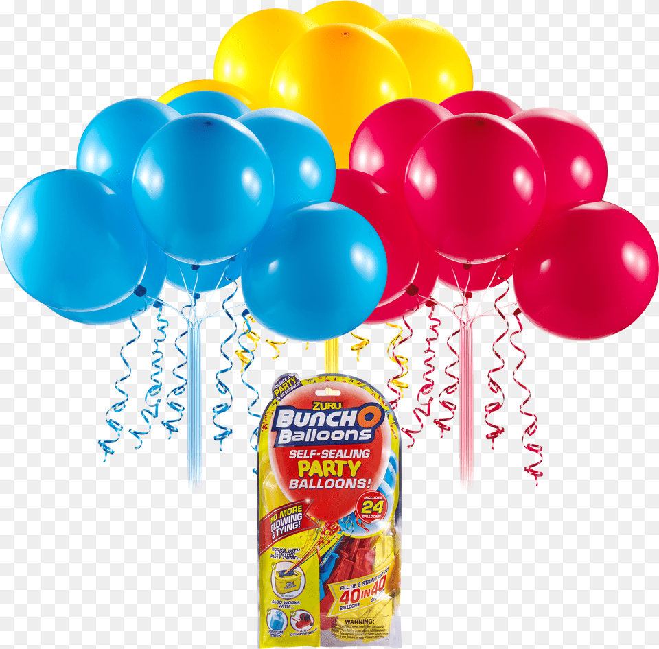 Bunch O Balloons Party Balloons Blue, Text, Person Free Png