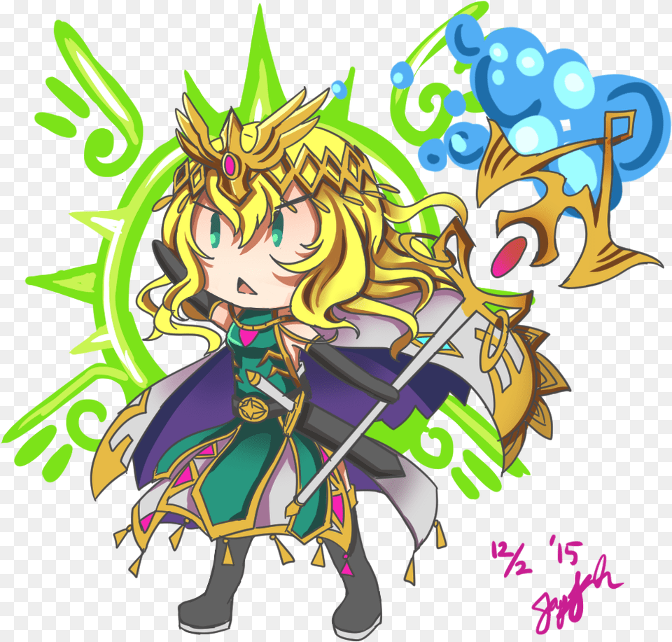 Bunch Of Brave Frontier Chibis For Commish Cartoon, Book, Comics, Publication, Face Png