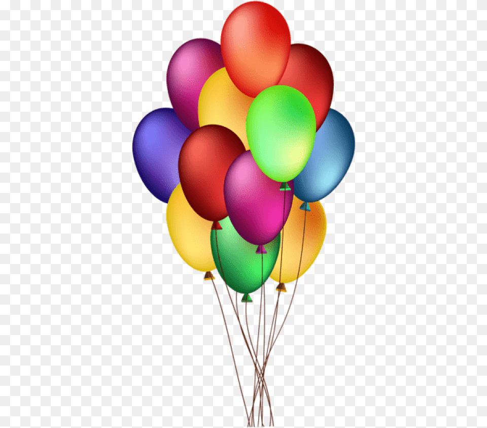 Bunch Of Colorful Balloons Happy Birthday Balloon Free Png Download