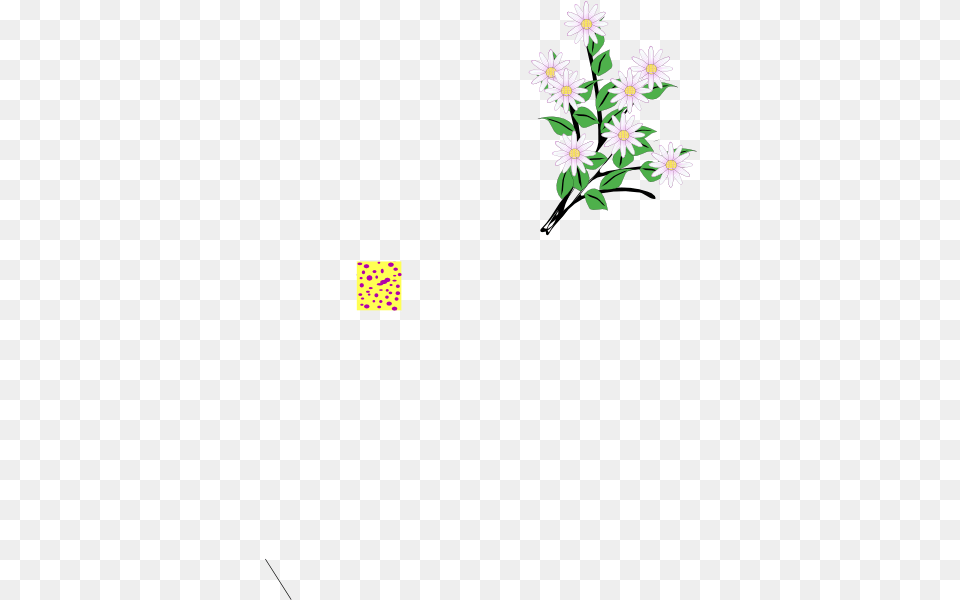 Bunch Of Flowers Clip Art Vector Clip Art Cartoon Flower And Leaves, Daisy, Graphics, Pattern, Plant Png Image