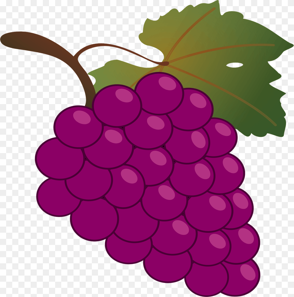 Bunch Of Grapes Clipart, Food, Fruit, Plant, Produce Png Image