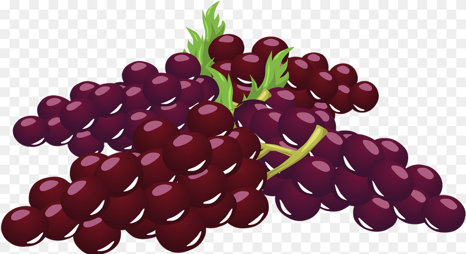 Bunch Of Grapes Clipart, Food, Fruit, Plant, Produce Free Transparent Png