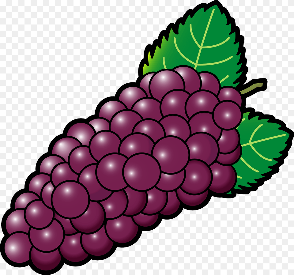 Bunch Of Grapes Clipart, Food, Fruit, Plant, Produce Png