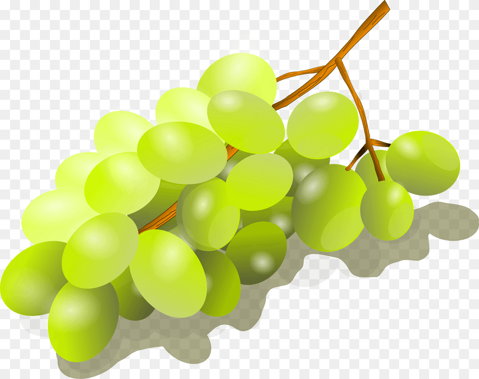 Bunch Of Green Grapes Clipart, Plant, Food, Fruit, Produce Free Png Download