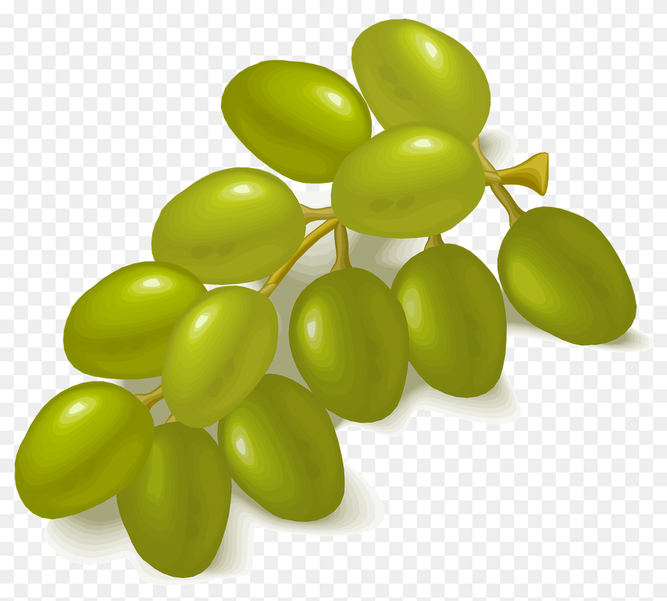 Bunch Of Green Grapes Clipart, Food, Fruit, Plant, Produce Free Png Download