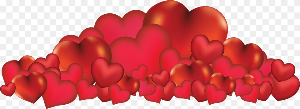 Bunch Of Heart Clipart Bunch Of Hearts, Flower, Petal, Plant, Balloon Free Transparent Png