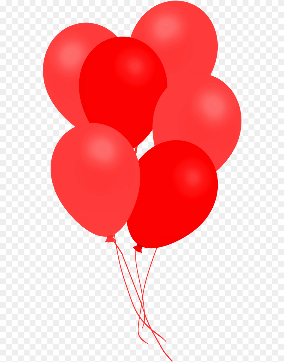 Bunch Of Red Balloons Clipart Red Balloon Free Png Download
