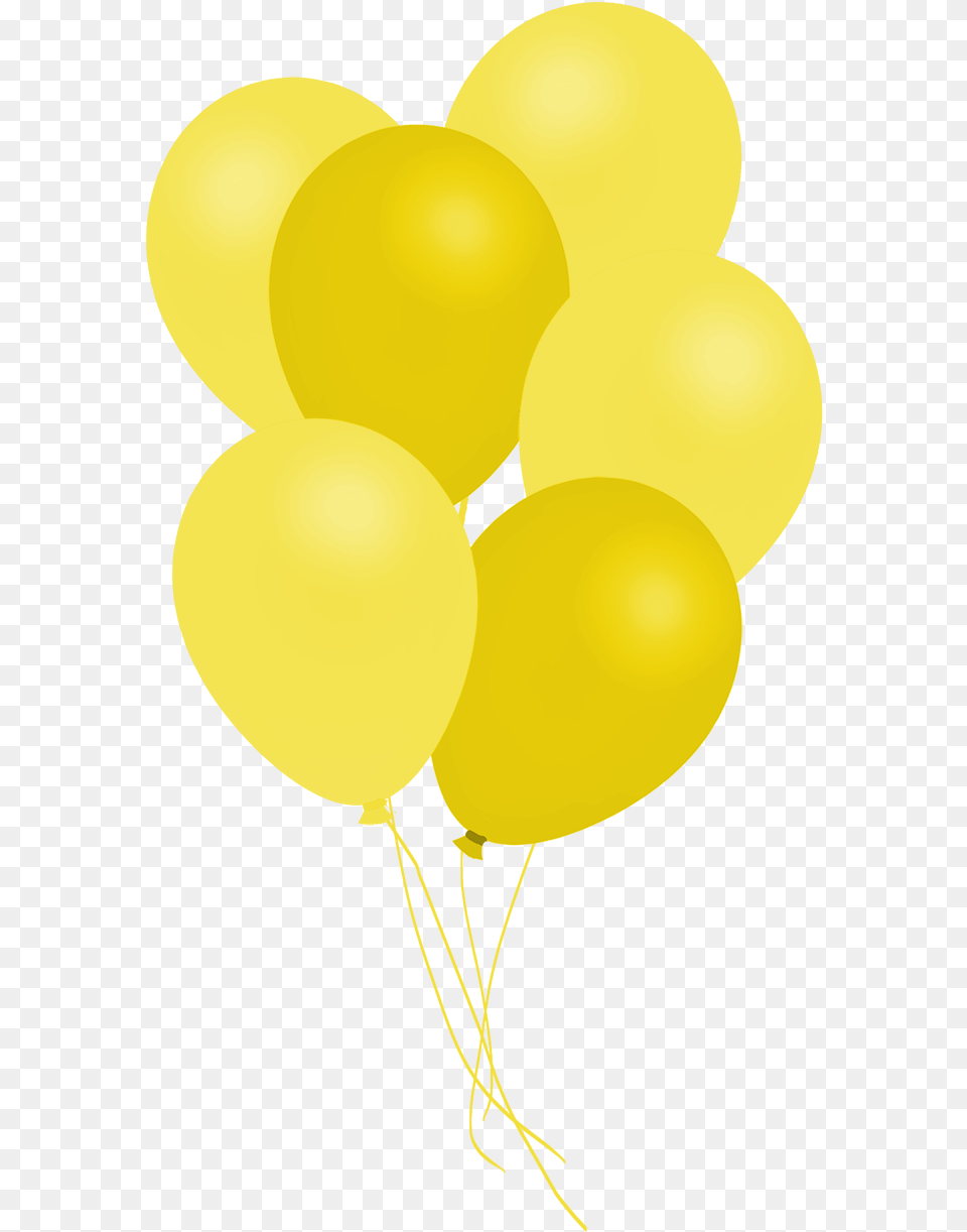 Bunch Of Yellow Balloons Balloon Free Png