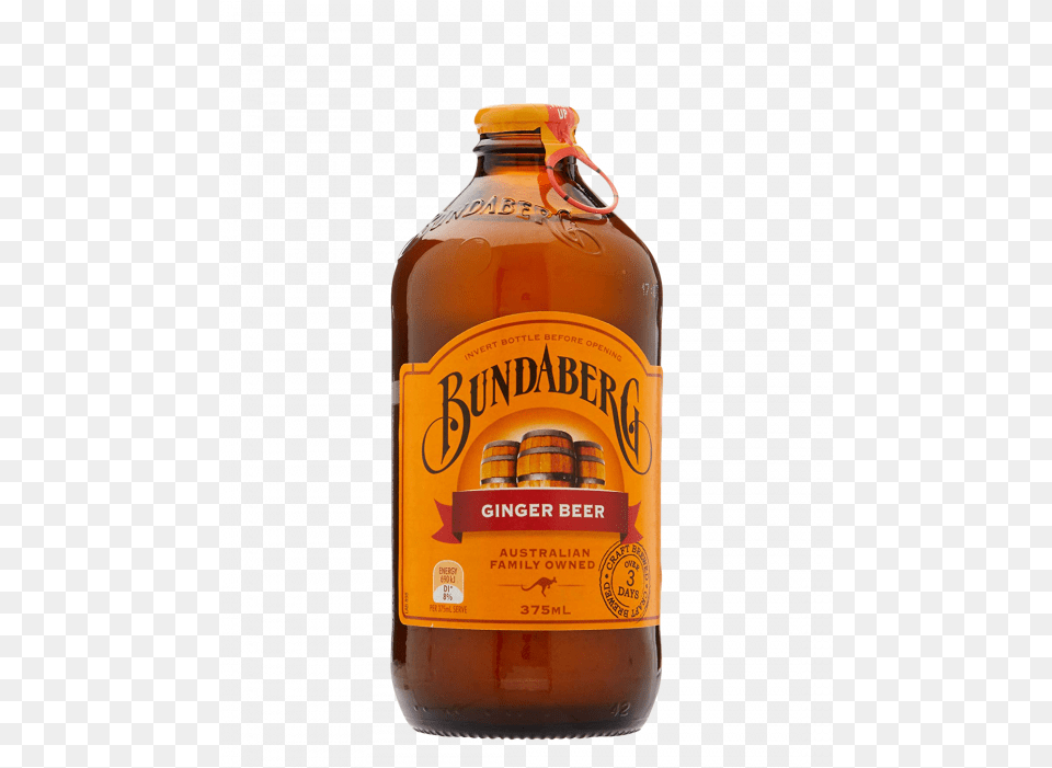 Bundaberg Ginger Beer 24 X 375ml Glass Bundaberg Ginger Beer, Alcohol, Beverage, Food, Ketchup Free Transparent Png