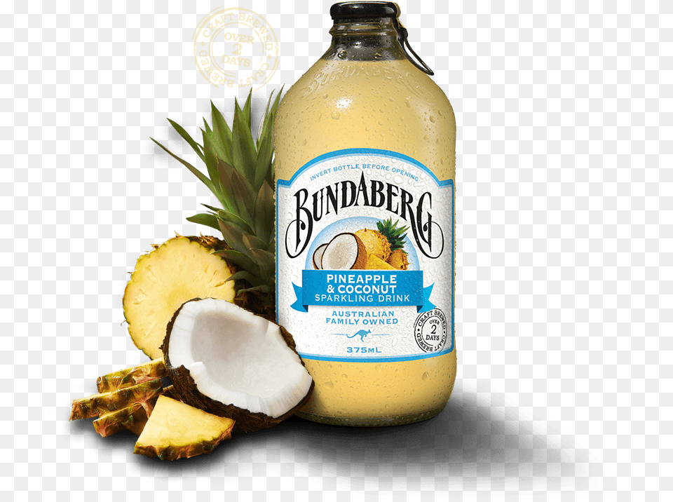 Bundaberg Pineapple And Coconut, Food, Fruit, Plant, Produce Png