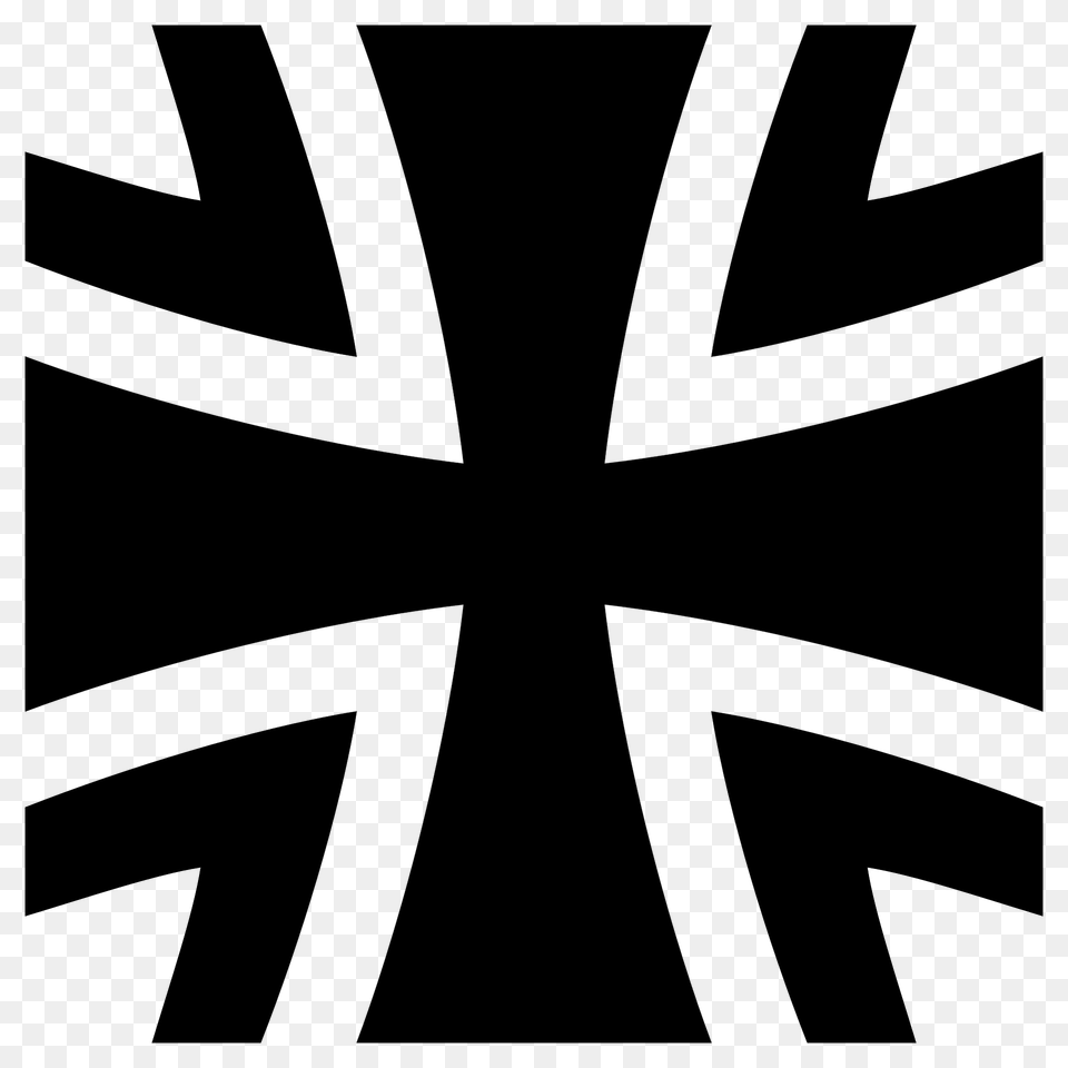 Bundeswehr Kreuz Black Clipart, Cross, Emblem, Symbol, Logo Free Png