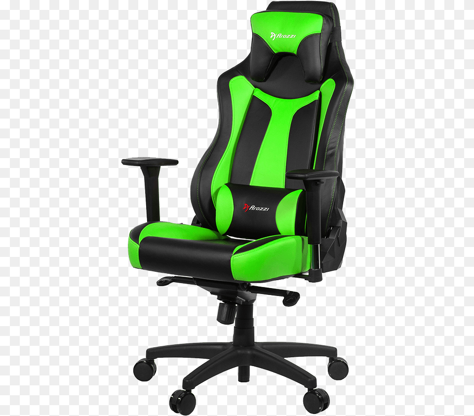 Bundle Arozzi Vernazza Super Premium Gaming Chair And Green And Black Gaming Chair, Cushion, Home Decor, Furniture Png