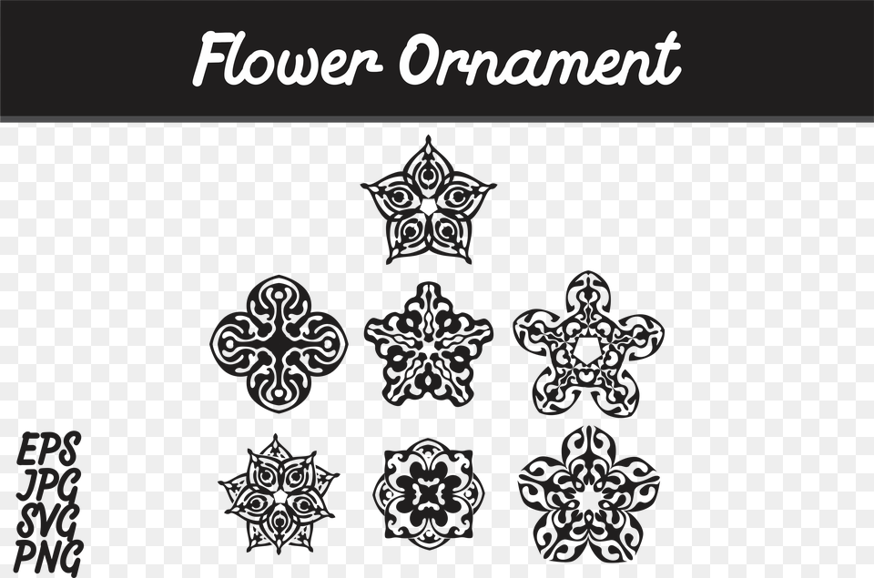 Bundle Flower Ornament Set Vector Image Graphic Arief Batik Mega Mendung Vector, Nature, Outdoors, Snow, Snowflake Free Transparent Png