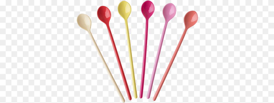 Bundle Of 6 Melamine Latte Spoons In 6 Assorted Sunny Spoon, Cutlery Free Transparent Png