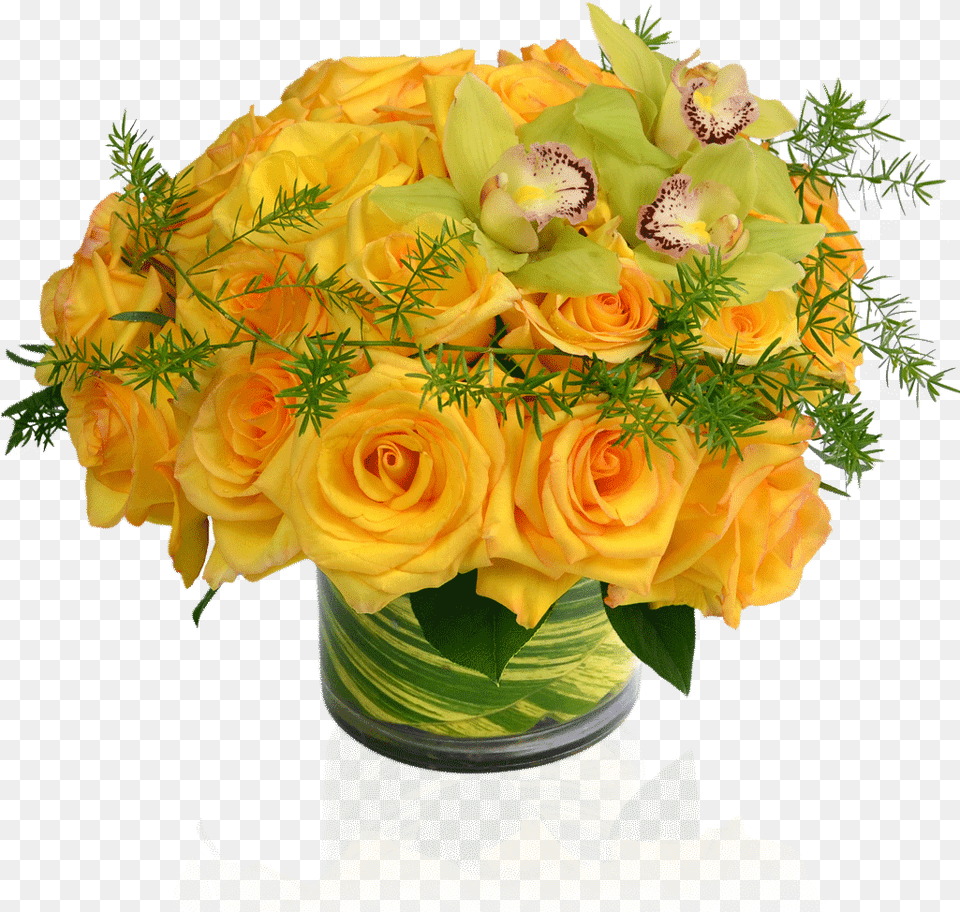 Bundle Of Sunshine Bouquet Sunshine Roses, Art, Floral Design, Flower, Flower Arrangement Free Png