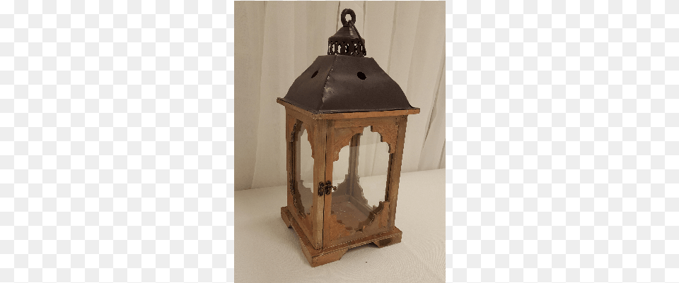 Bungalow Lantern Medium Decorative Corner Wooden Lantern Candle, Lamp, Mailbox Png Image