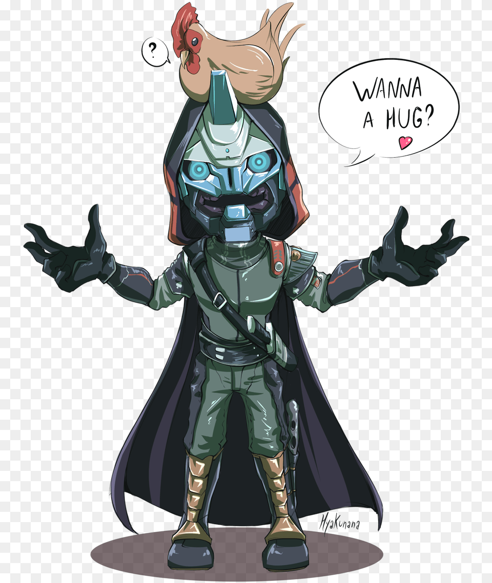 Bungie On Twitter Cayde 6 Wanna A Hug, Book, Comics, Publication, Person Png