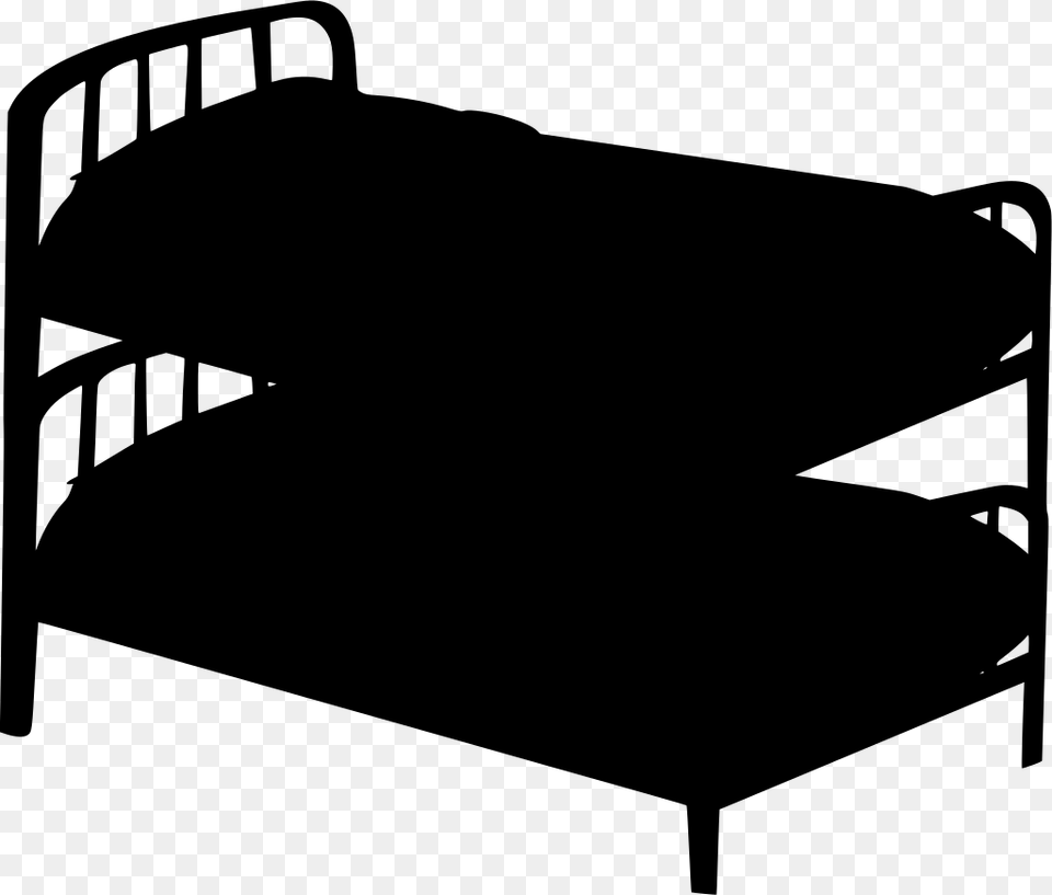 Bunk Bed Clipart, Gray Free Png Download