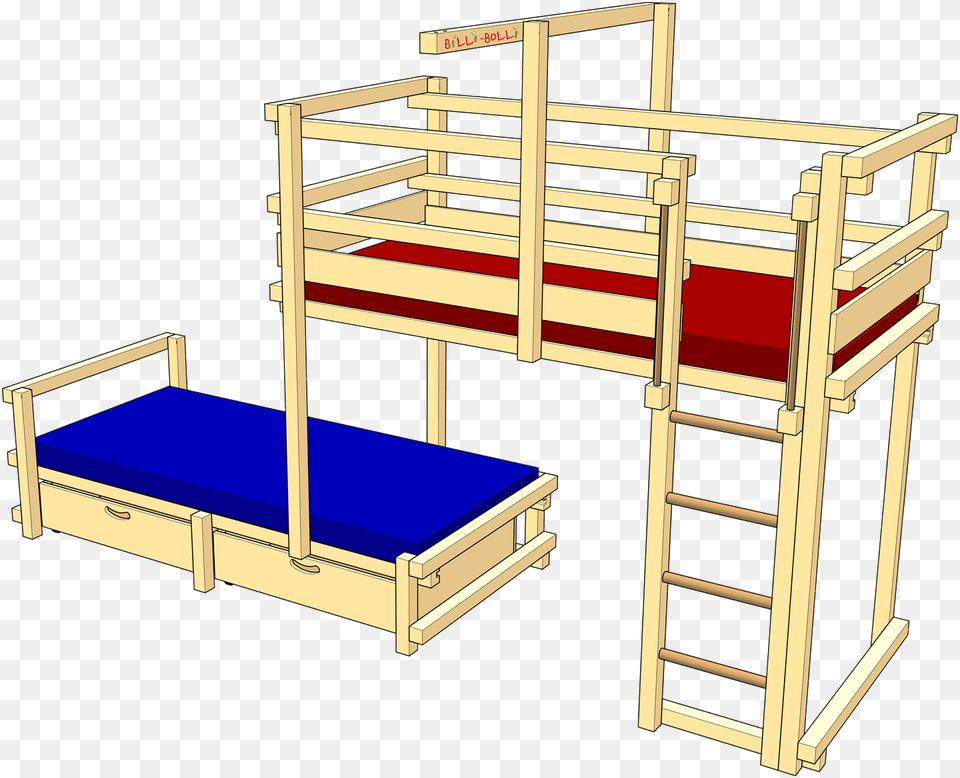 Bunk Bed Laterally Staggered Bunk Bed, Bunk Bed, Furniture, Crib, Infant Bed Png Image