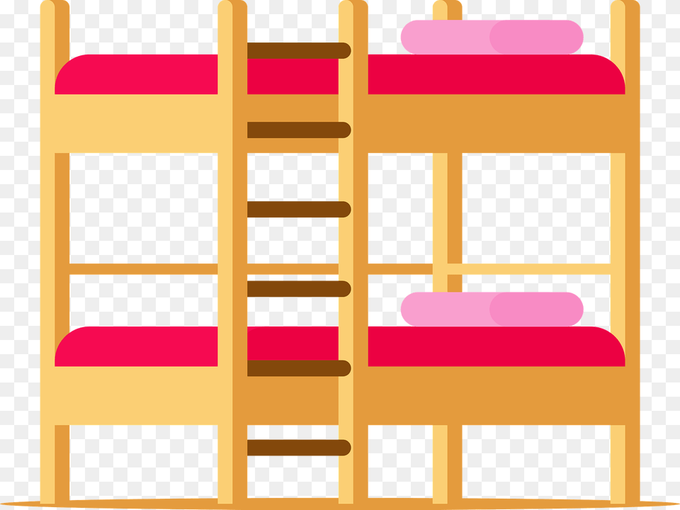 Bunk Beds Clipart, Bed, Bunk Bed, Furniture, Dynamite Free Png Download