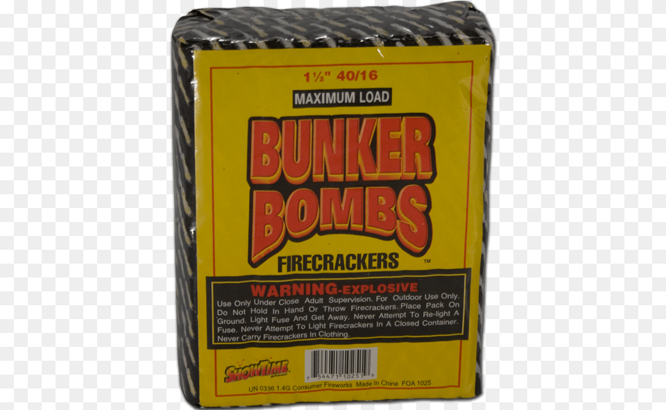 Bunker Bomb Firecrackers Bunker Bombs Fireworks, Can, Tin, Food, Sweets Free Png Download