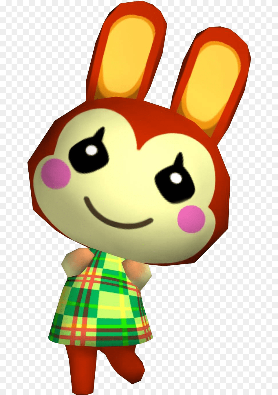 Bunnie Is A Chalky Burnt Orange Rabbit With A Creamy, Toy, Plush, Skirt, Clothing Png