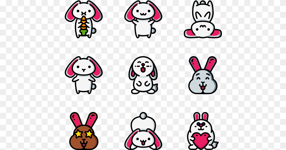 Bunnies Avatars Cartoon, Plush, Toy, Baby, Person Free Png Download