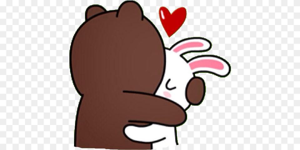 Bunny And Bear Love, Animal, Mammal, Rabbit, Plush Free Png