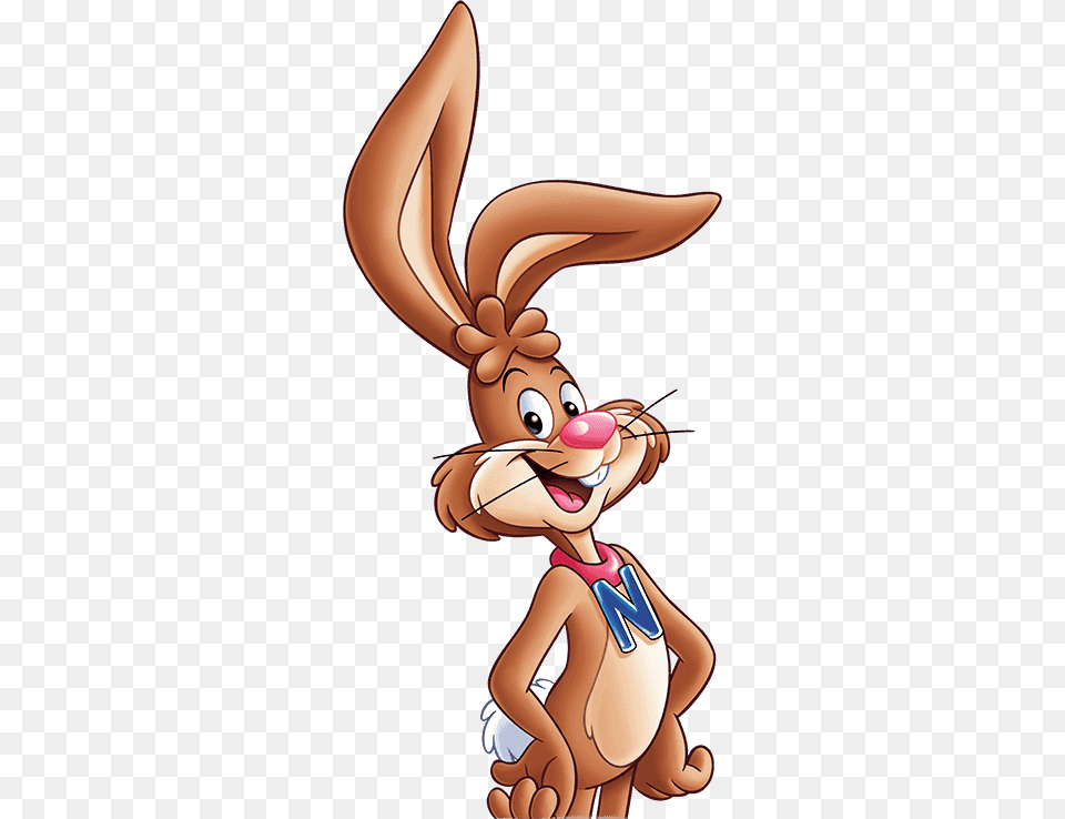 Bunny Bunny With N Logo, Cartoon, Book, Comics, Publication Free Transparent Png