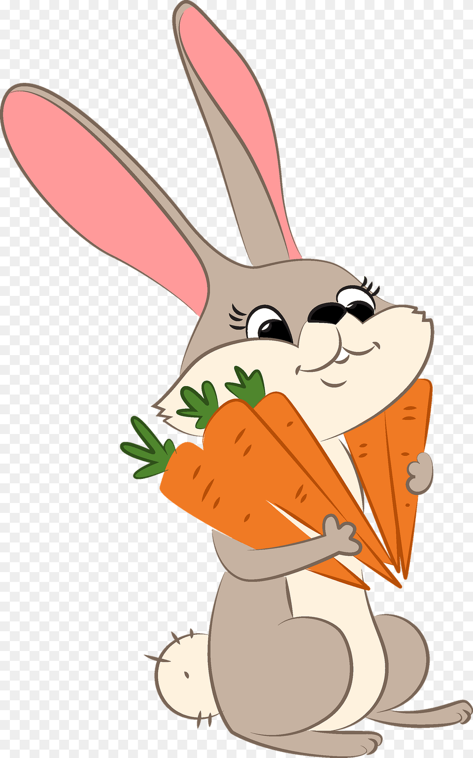 Bunny Clipart, Carrot, Food, Plant, Produce Free Png