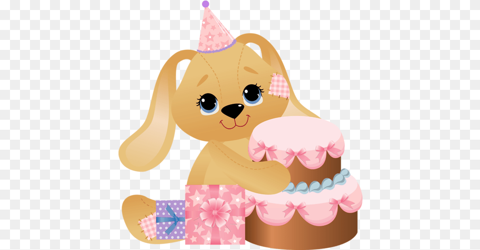 Bunny Clipart Birthday Picture 8 Year Old Girl Birthday Wishes, Clothing, Hat, Dessert, Birthday Cake Png Image