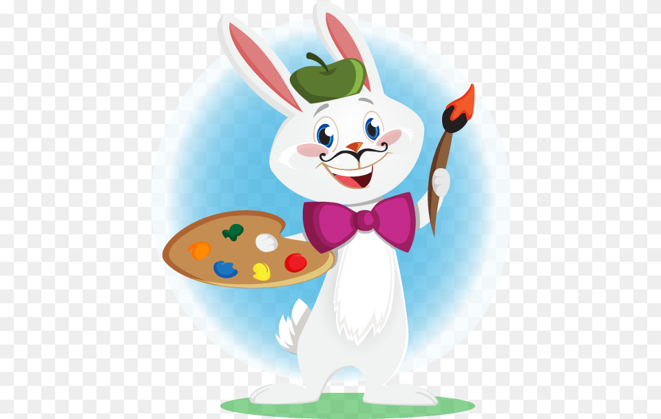 Bunny Clipart Computer Artist Cartoon Rabbit, Birthday Cake, Cake, Cream, Dessert Png