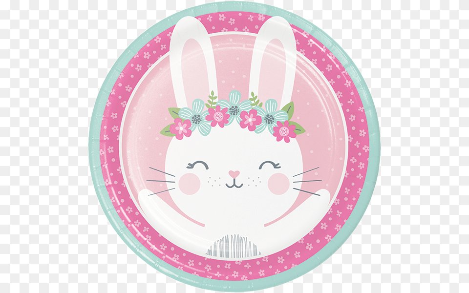 Bunny Dinner Plates Birthday Bunny Clipart, Food, Meal, Dish, Plate Png