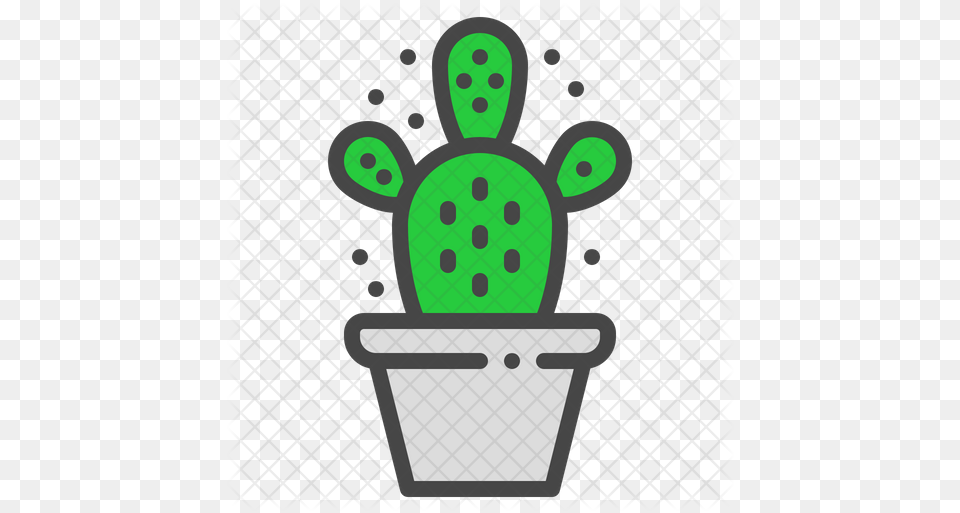 Bunny Ears Cactus Icon Flower With A Heart, Cross, Symbol Png