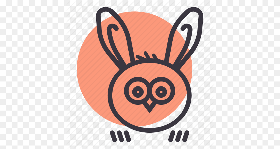 Bunny Ears Easter Owl Rabbit Icon Free Transparent Png
