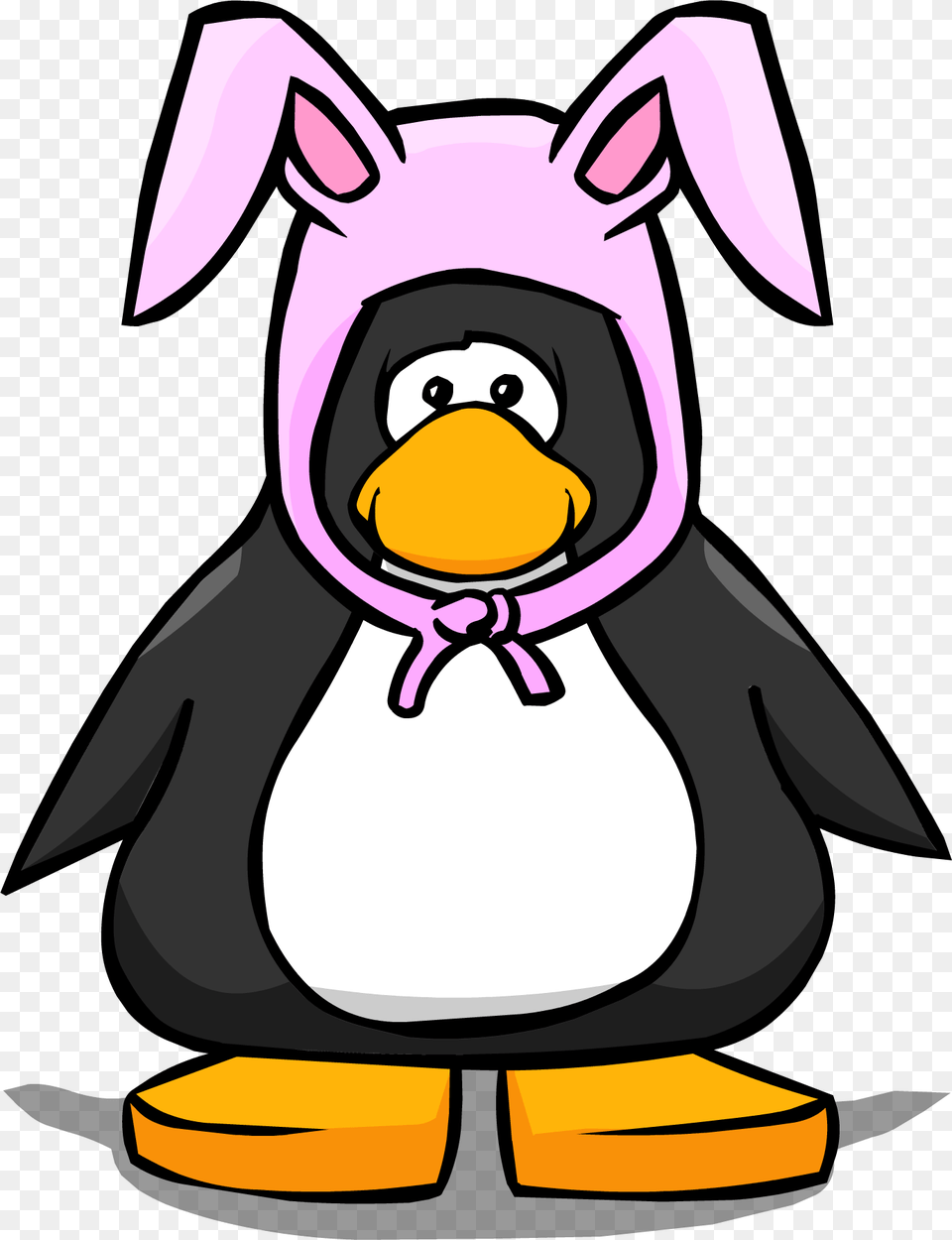 Bunny Ears Penguin With A Santa Hat, Animal, Fish, Sea Life, Shark Png Image