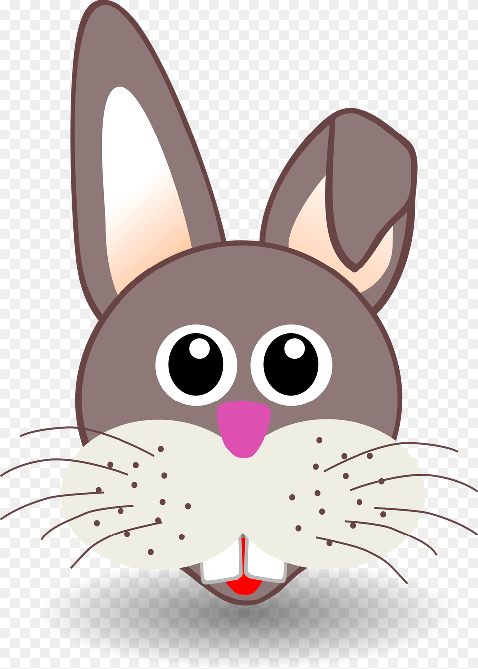 Bunny Face Clipart, Snout, Nature, Outdoors, Snow Png Image