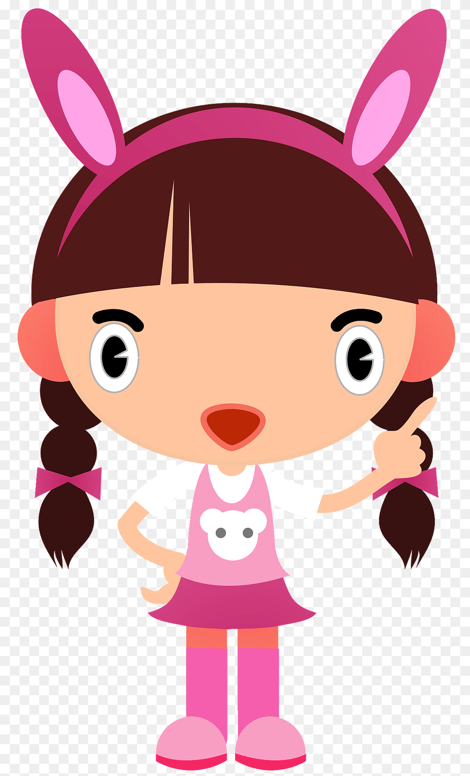 Bunny Girl Clipart, Baby, Person, Toy, Doll Free Transparent Png
