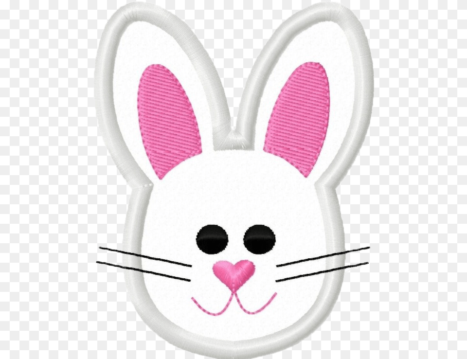 Bunny Head Clipart, Applique, Pattern, Cushion, Home Decor Png Image