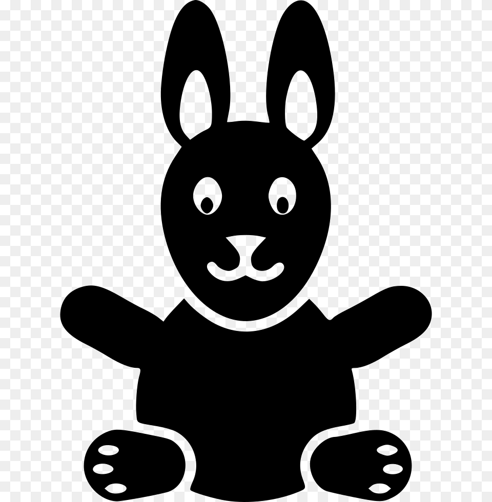 Bunny Ii Comments Rabbit, Stencil, Baby, Person Png