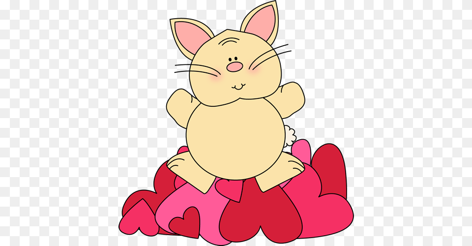 Bunny Love Cliparts, Cartoon Free Png