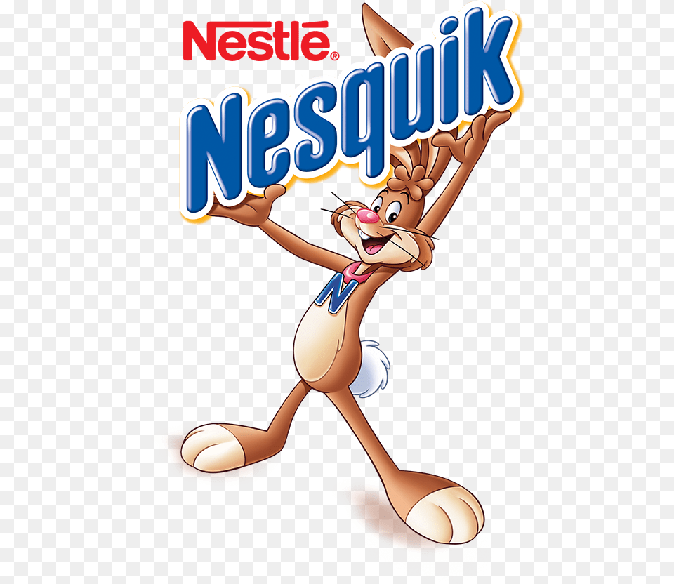 Bunny Nestle Nesquik Nesquik Bunny Logo, Book, Comics, Publication, Cartoon Free Png