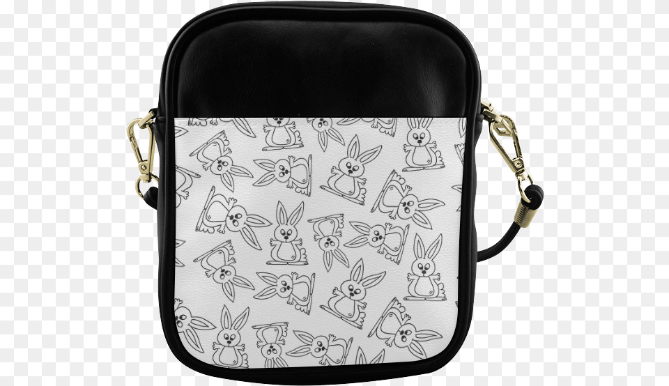 Bunny Pattern Sling Bag Handbag, Accessories, Purse Free Png