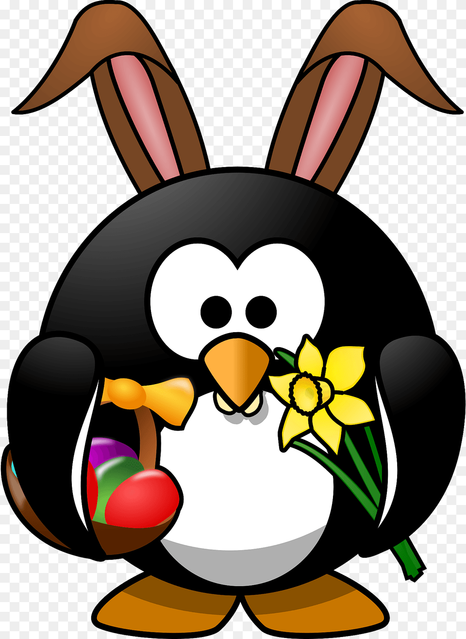 Bunny Penguin Clipart, Ammunition, Grenade, Weapon, Animal Free Png Download