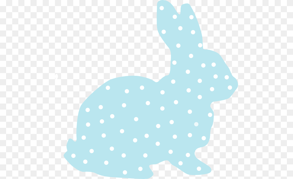 Bunny Polka Dot Silhouette Clip Art For Web, Pattern, Animal, Mammal, Rabbit Png