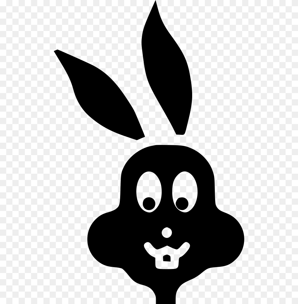 Bunny Rabbit Cute Animal, Silhouette, Stencil, Bear, Fish Free Png