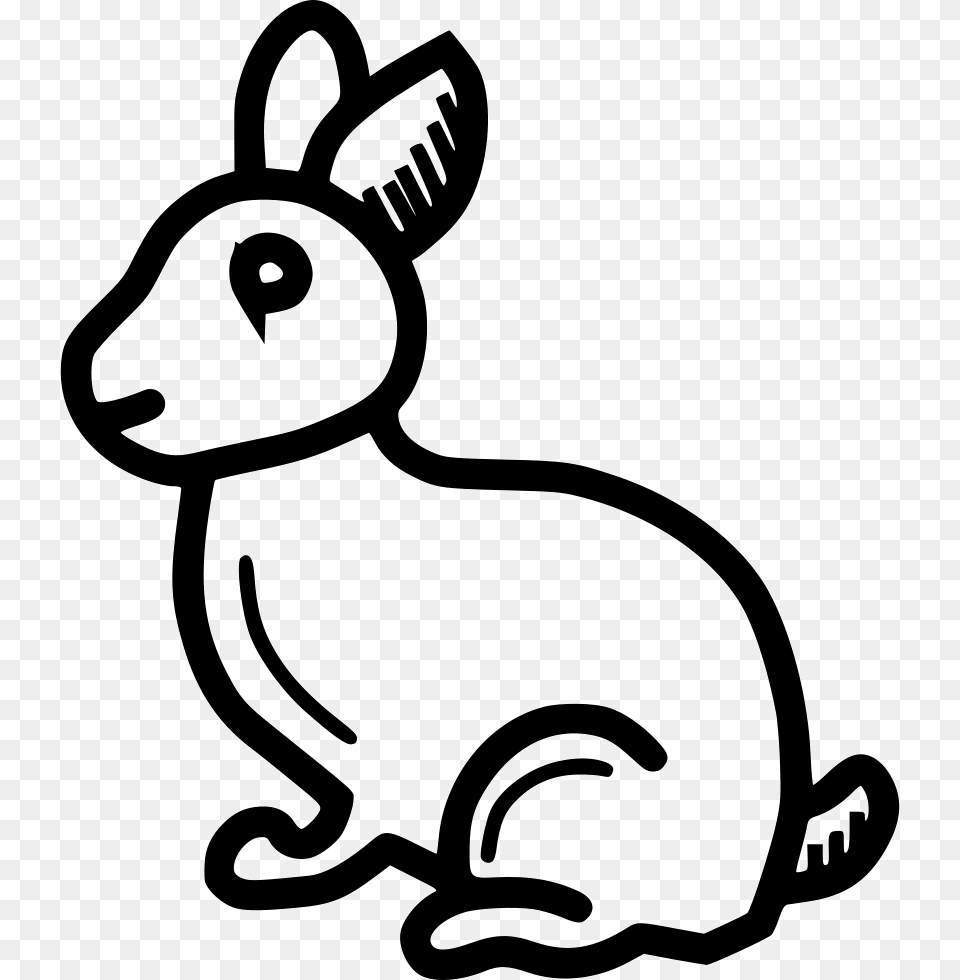 Bunny Rabbit Cute Happy Animal, Mammal, Smoke Pipe Png Image