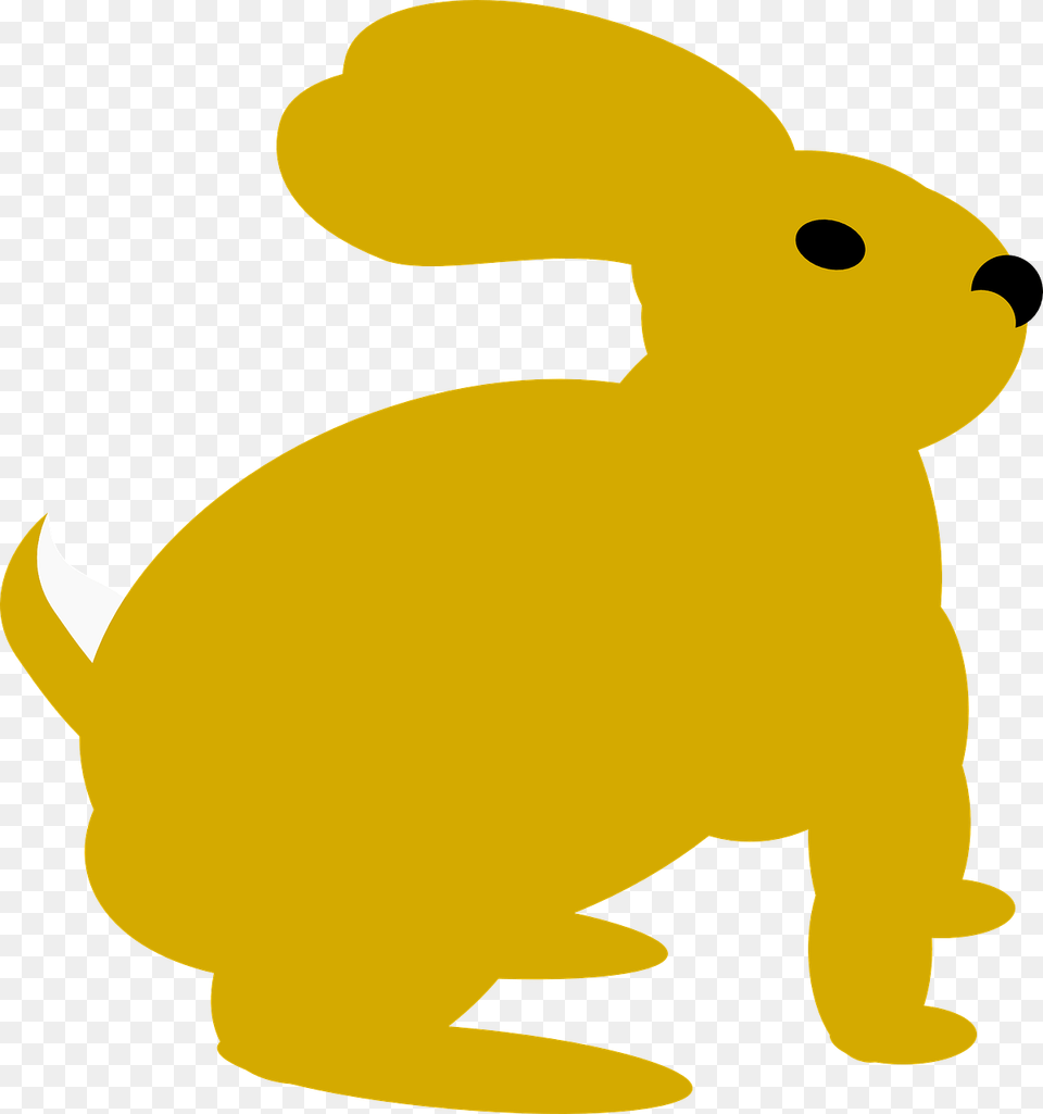 Bunny Rabbit Mammal Picture Yellow Rabbit Clipart, Animal, Bear, Wildlife Free Png Download