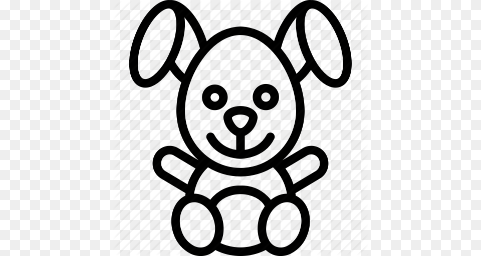 Bunny Rabbit Stuffed Teddy Toy Toys Icon Free Png Download